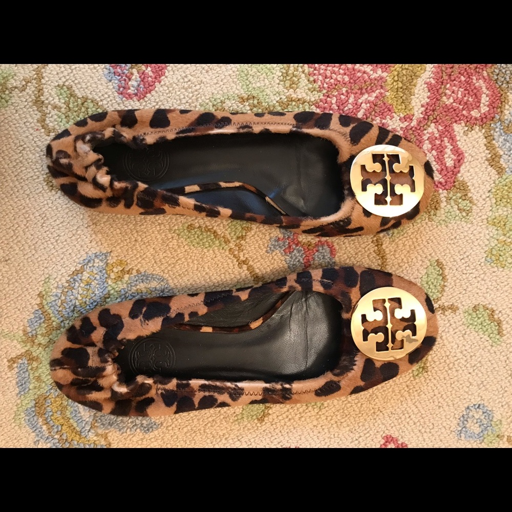 Tory Burch Reva Cheetah Flats